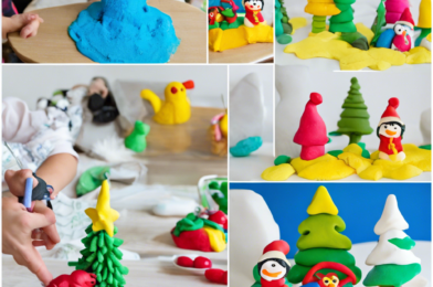 Creative Winter Fun: DIY Playdough Sculptures for Kids